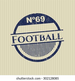 Football rubber stamp