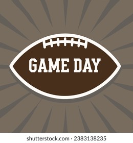 football or rugby gameday. american football playoff. 