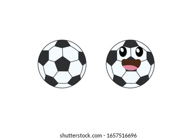 Ilustración vectorial de objetos de escuela de fútbol