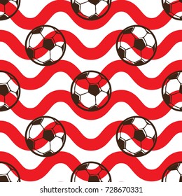 football seamless pattern