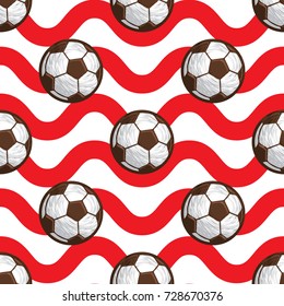 football seamless pattern
