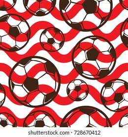 football seamless pattern