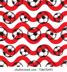 football seamless pattern