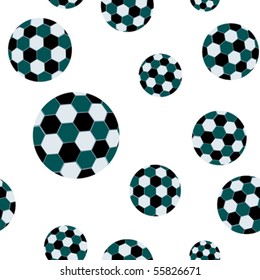 football seamless pattern, abstract texture; vector art illustration
