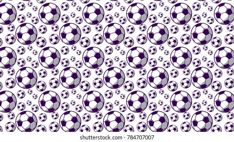 Football seamless pattern design template