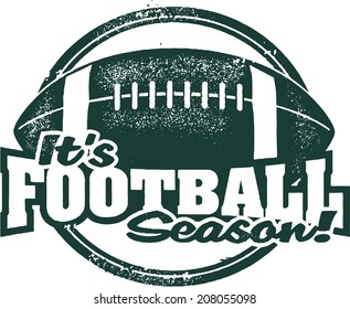 It's Football Season! Rubber Stamp Image