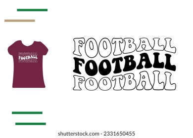 Football season t shirt design