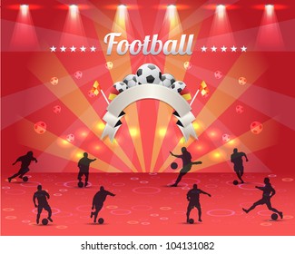 Football Shield Vector Design