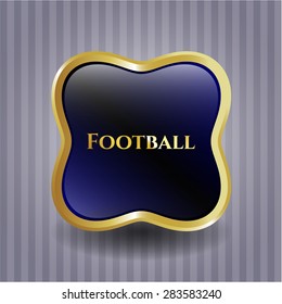 Football shiny badge