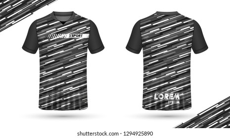 Sports Tshirt Jersey Design Concept Vector Stock Vector (Royalty Free ...