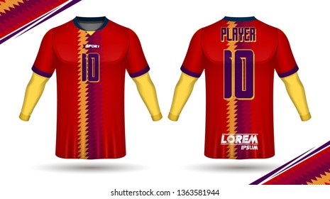 Football shirt template