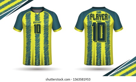 Football shirt template