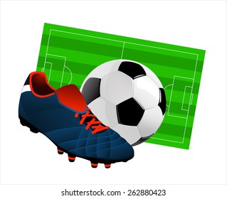 3,086 Football shoes on ground Images, Stock Photos & Vectors ...