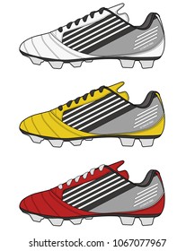 football shoes fashion vector illustration flat sketches template