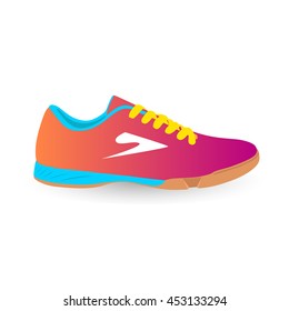 football shoes, soccer boots, vector