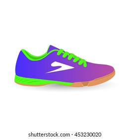 football shoes, soccer boots, vector