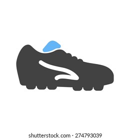 Football, shoes, soccer, player, foot wear, sports icon vector image. Can also be used for fitness, recreation. Suitable for web apps, mobile apps and print media.