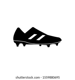 Football shoes in trendy flat style isolated on background. Football shoes page symbol for your web site design Football shoes logo, app, UI. Football shoes Vector illustration, EPS10.