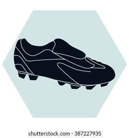Football shoes - vector illustration