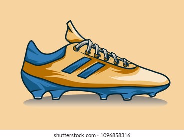 Football Shoes Vector Object 