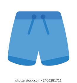 Football Shorts Vector Flat Icon For Personal And Commercial Use.
