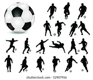 football silhouette 4-vector