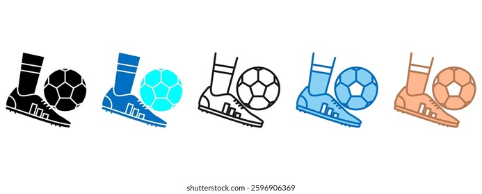 Football Simple Icon Vector Illustration Concept