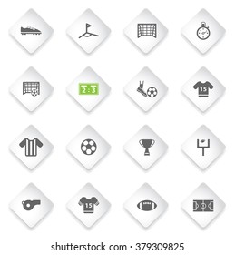Football  simply symbol for web icons and user interface