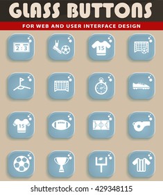 Football simply symbol for web icons and user interface