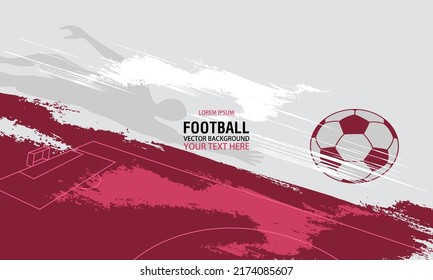 Football or soccer abstract background, suitable for your project: website, poster, display, banner, brosur, templates,and more.  - Shutterstock ID 2174085607