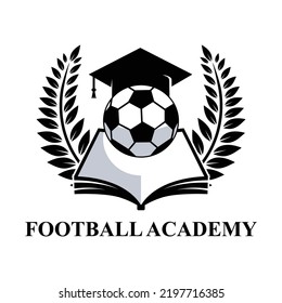 Plantilla de logotipo vectorial de la academia de fútbol