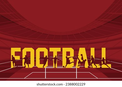 Football Soccer Background Vector for Poster and Flyer