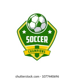 Football Soccer Badges Logo Sports Stock Vector (Royalty Free ...