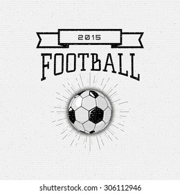 Football, Soccer badges logos and labels can be used for design, presentations, brochures, flyers, sports equipment, corporate identity, sales