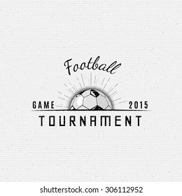Football, Soccer badges logos and labels can be used for design, presentations, brochures, flyers, sports equipment, corporate identity, sales