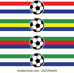 Football Soccer Ball Futbol Background - Vector Collection