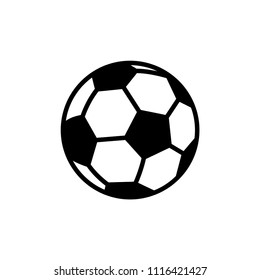 Soccer Ball Icon Football Ball Isolated Stock Vector (Royalty Free ...