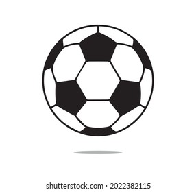 Football (Soccer) Ball Icon, Vector Design