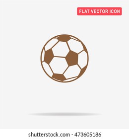Football soccer ball icon. Vector concept illustration for design.