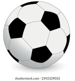 Football or soccer ball, sports design element