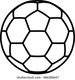 FOOTBALL. SOCCER BALL. Vector illustration.