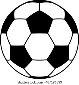 FOOTBALL. SOCCER BALL. Vector illustration.