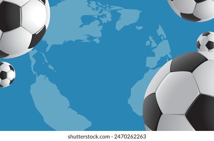 Football Soccer Banner Sport Template Illustion
