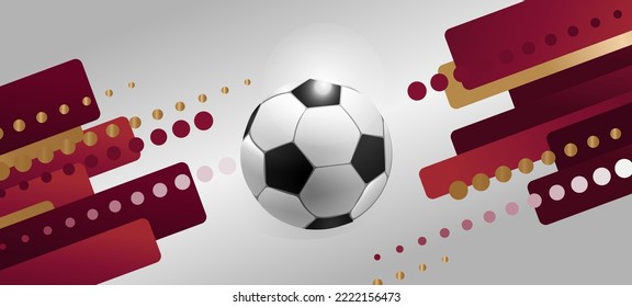 Football, soccer banner template. Sport poster, Background Design Template.