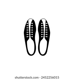 Football Soccer Boots flat vector icon. Simple solid symbol isolated on white background. Football Soccer Boots sign design template for web and mobile UI element