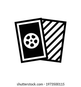 Football or Soccer Card Vector icon in Glyph Style. The red and yellow cards are used by the referee to judge fouls. Vector illustration icons can be used for applications, websites, or part of logo