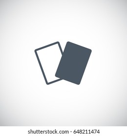 Football, Soccer cards icons 