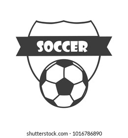 Football, soccer club vector logo, badge template. European football, soccer label, emblem and design element