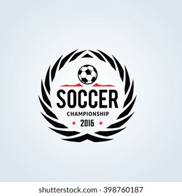 Football and soccer club vector logo template