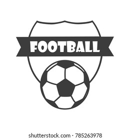 Football, soccer club vector logo, badge template. European football, soccer label, emblem and design element